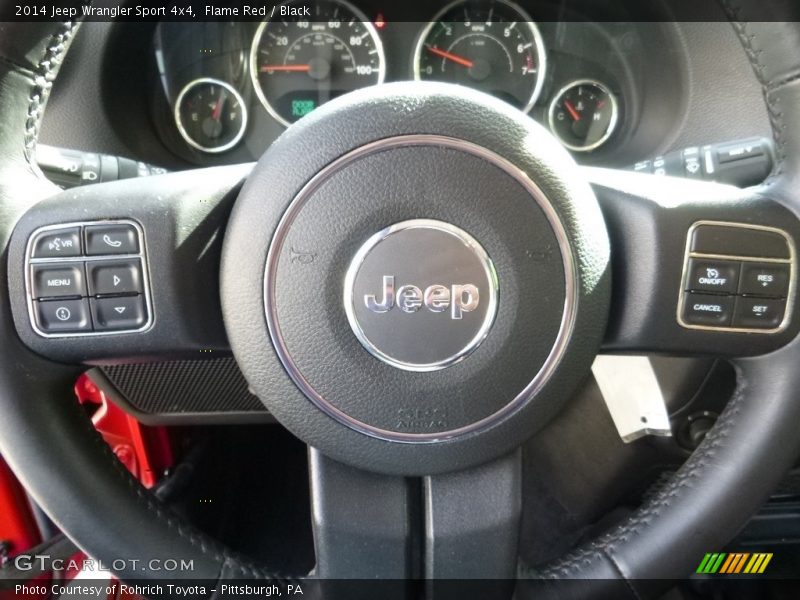 Flame Red / Black 2014 Jeep Wrangler Sport 4x4