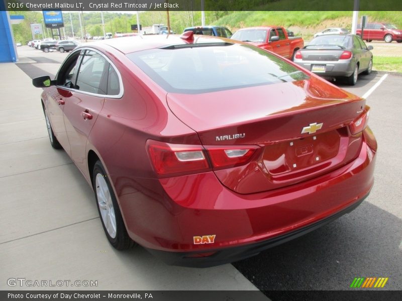 Crystal Red Tintcoat / Jet Black 2016 Chevrolet Malibu LT