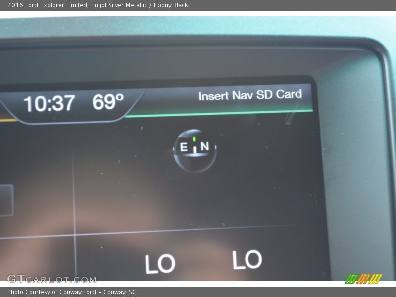 Ingot Silver Metallic / Ebony Black 2016 Ford Explorer Limited