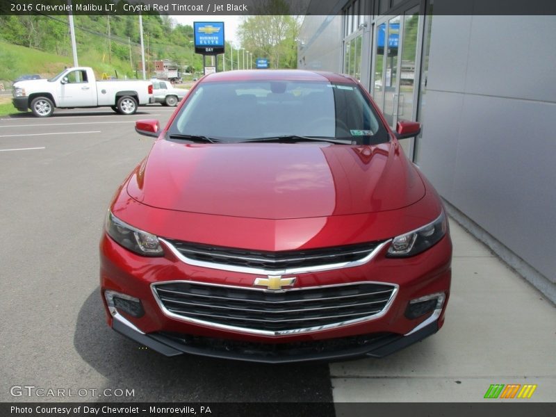 Crystal Red Tintcoat / Jet Black 2016 Chevrolet Malibu LT