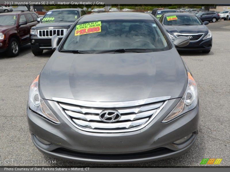 Harbor Gray Metallic / Gray 2013 Hyundai Sonata SE 2.0T