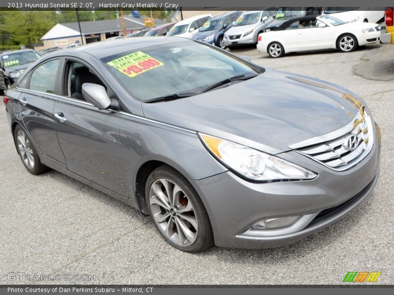 Harbor Gray Metallic / Gray 2013 Hyundai Sonata SE 2.0T