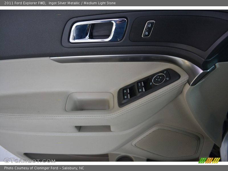 Ingot Silver Metallic / Medium Light Stone 2011 Ford Explorer FWD