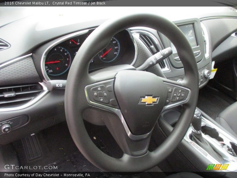 Crystal Red Tintcoat / Jet Black 2016 Chevrolet Malibu LT