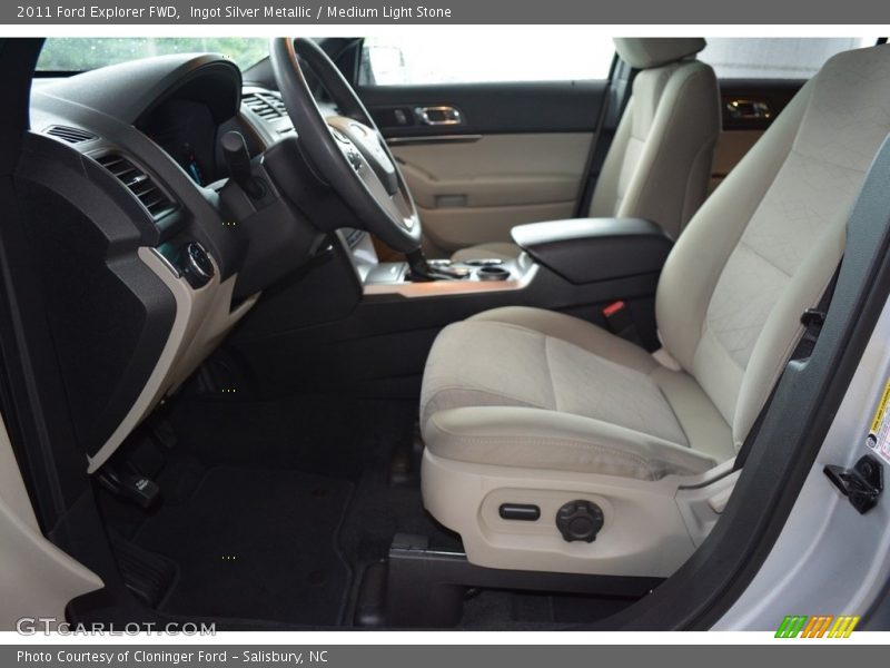 Ingot Silver Metallic / Medium Light Stone 2011 Ford Explorer FWD