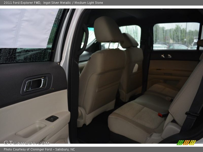 Ingot Silver Metallic / Medium Light Stone 2011 Ford Explorer FWD
