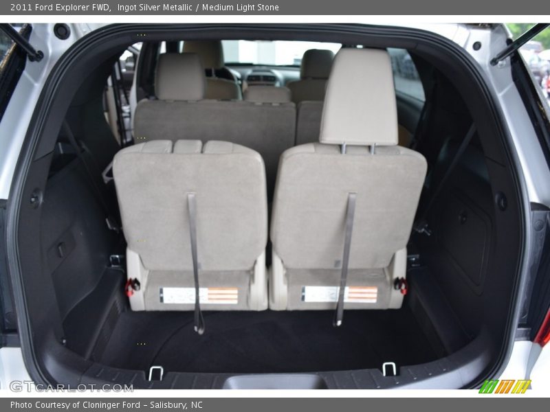 Ingot Silver Metallic / Medium Light Stone 2011 Ford Explorer FWD