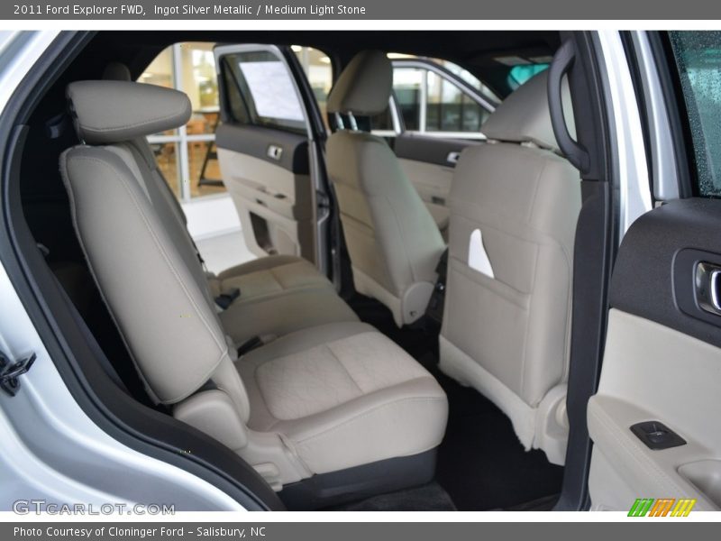 Ingot Silver Metallic / Medium Light Stone 2011 Ford Explorer FWD
