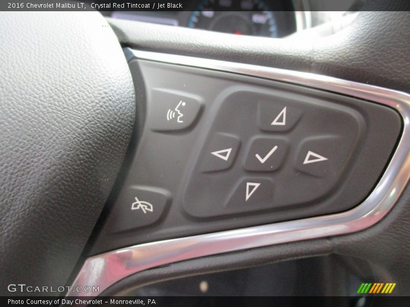 Crystal Red Tintcoat / Jet Black 2016 Chevrolet Malibu LT