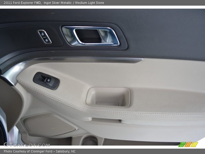 Ingot Silver Metallic / Medium Light Stone 2011 Ford Explorer FWD