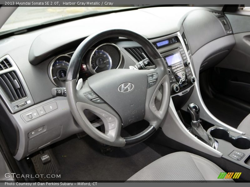 Harbor Gray Metallic / Gray 2013 Hyundai Sonata SE 2.0T
