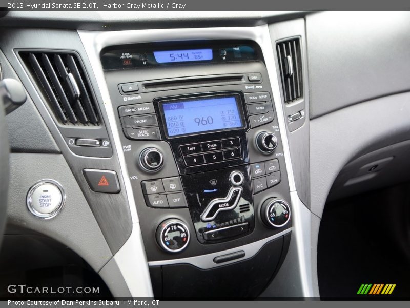 Harbor Gray Metallic / Gray 2013 Hyundai Sonata SE 2.0T