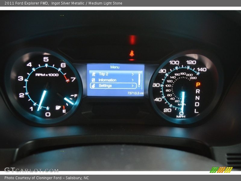 Ingot Silver Metallic / Medium Light Stone 2011 Ford Explorer FWD