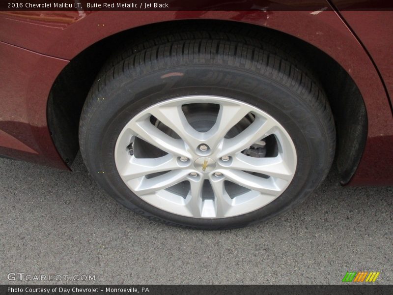 Butte Red Metallic / Jet Black 2016 Chevrolet Malibu LT