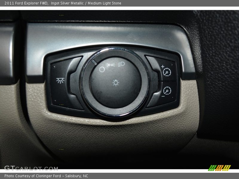 Ingot Silver Metallic / Medium Light Stone 2011 Ford Explorer FWD