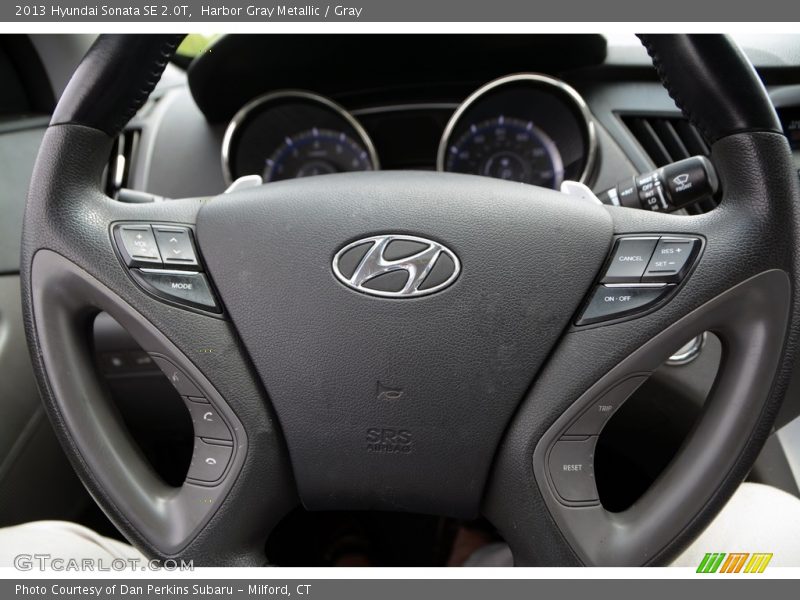 Harbor Gray Metallic / Gray 2013 Hyundai Sonata SE 2.0T