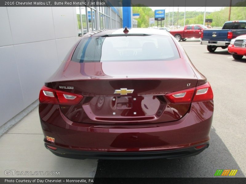 Butte Red Metallic / Jet Black 2016 Chevrolet Malibu LT