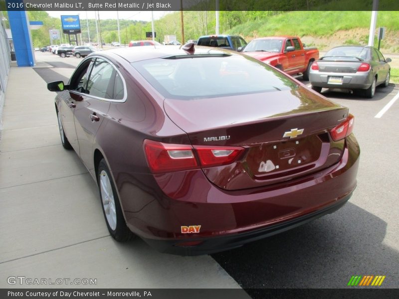 Butte Red Metallic / Jet Black 2016 Chevrolet Malibu LT