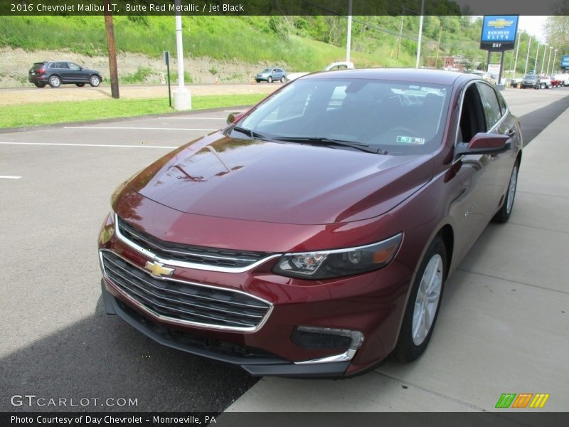 Butte Red Metallic / Jet Black 2016 Chevrolet Malibu LT