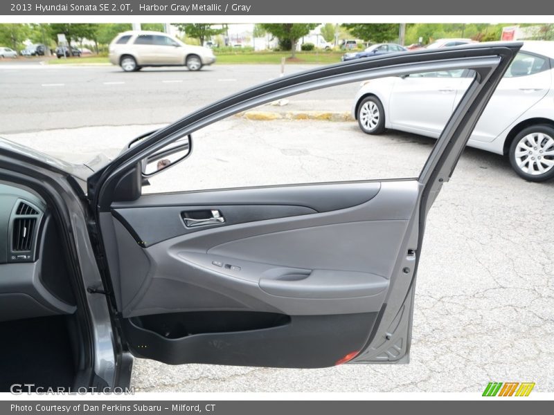 Harbor Gray Metallic / Gray 2013 Hyundai Sonata SE 2.0T