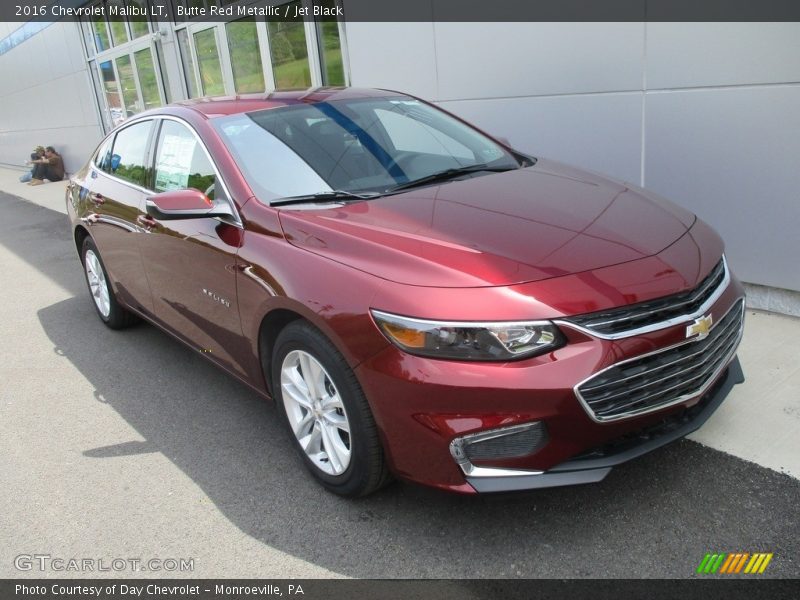 Butte Red Metallic / Jet Black 2016 Chevrolet Malibu LT