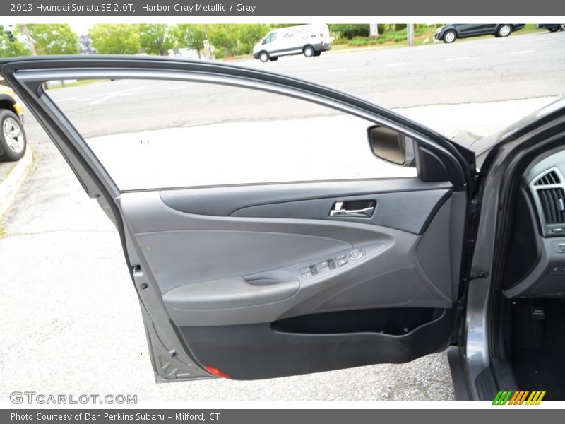 Harbor Gray Metallic / Gray 2013 Hyundai Sonata SE 2.0T