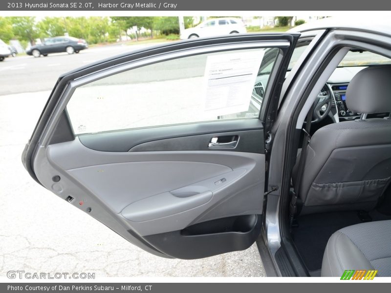 Harbor Gray Metallic / Gray 2013 Hyundai Sonata SE 2.0T
