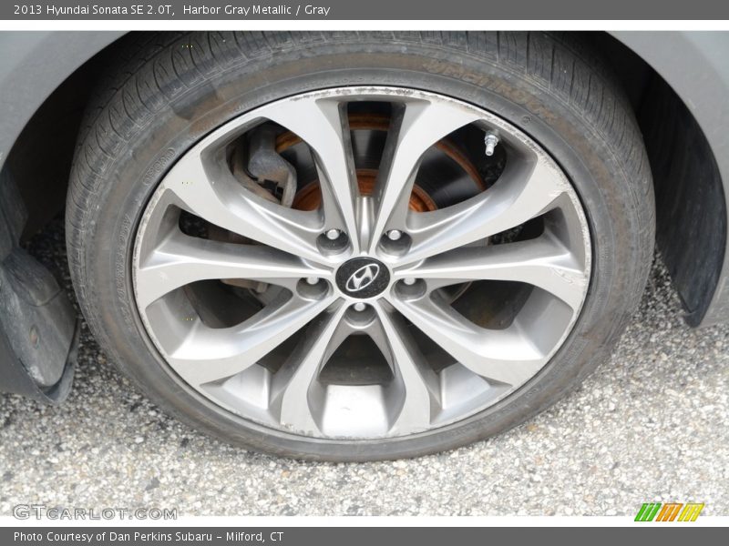 Harbor Gray Metallic / Gray 2013 Hyundai Sonata SE 2.0T