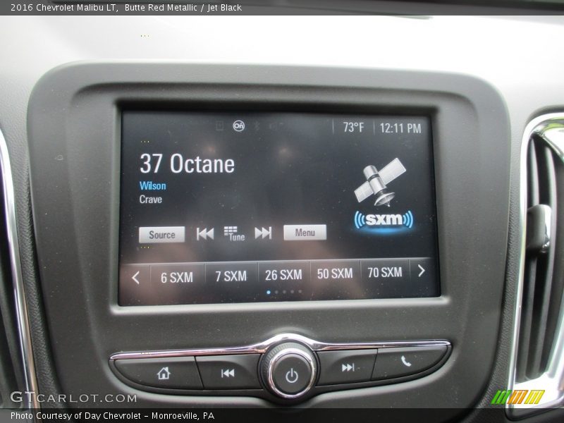 Butte Red Metallic / Jet Black 2016 Chevrolet Malibu LT