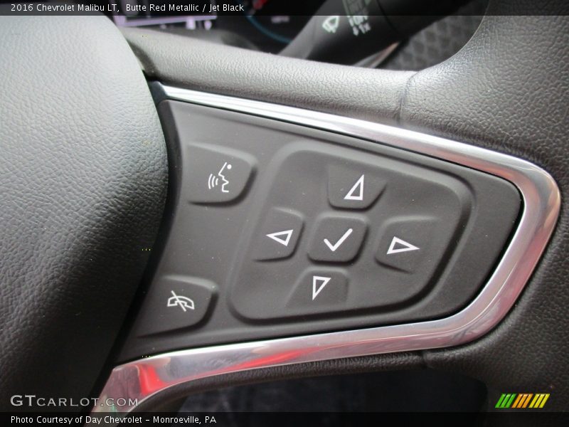 Butte Red Metallic / Jet Black 2016 Chevrolet Malibu LT