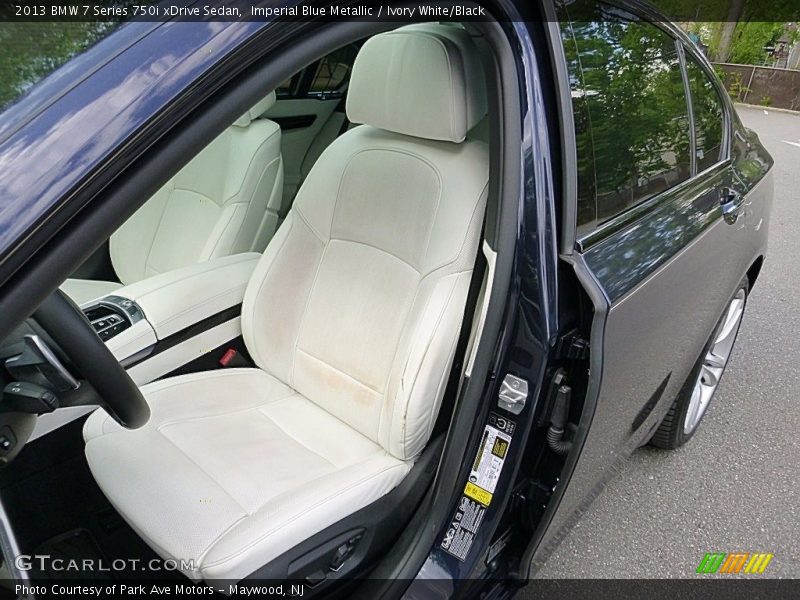 Front Seat of 2013 7 Series 750i xDrive Sedan