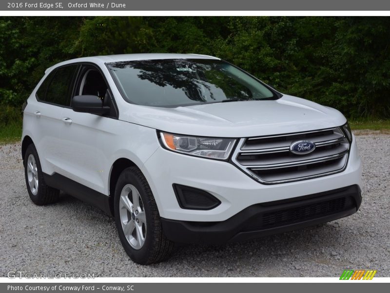 Oxford White / Dune 2016 Ford Edge SE