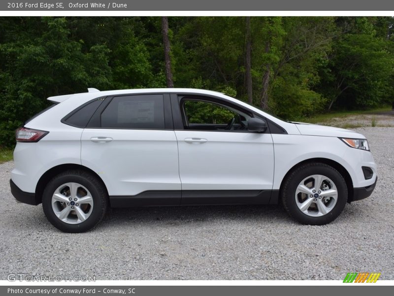 Oxford White / Dune 2016 Ford Edge SE