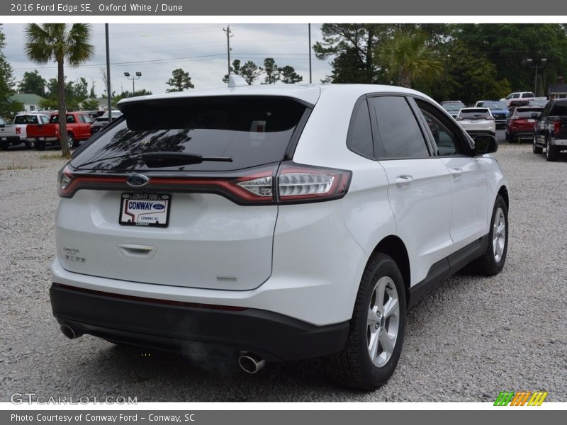 Oxford White / Dune 2016 Ford Edge SE