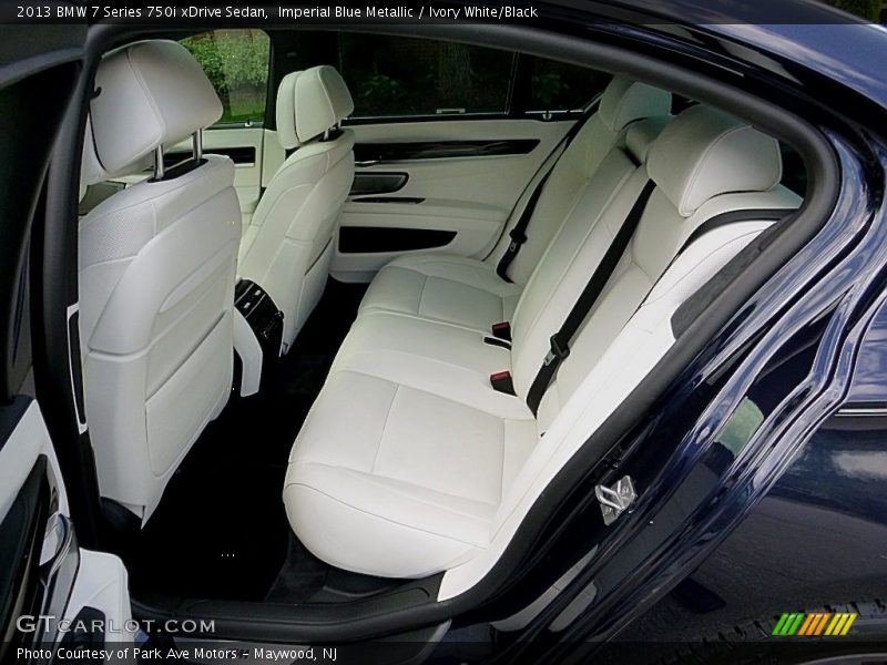 Rear Seat of 2013 7 Series 750i xDrive Sedan