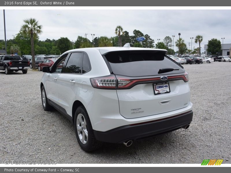 Oxford White / Dune 2016 Ford Edge SE