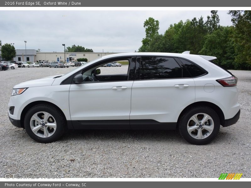 Oxford White / Dune 2016 Ford Edge SE