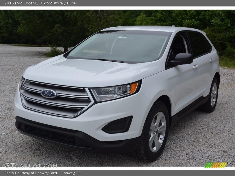 Oxford White / Dune 2016 Ford Edge SE