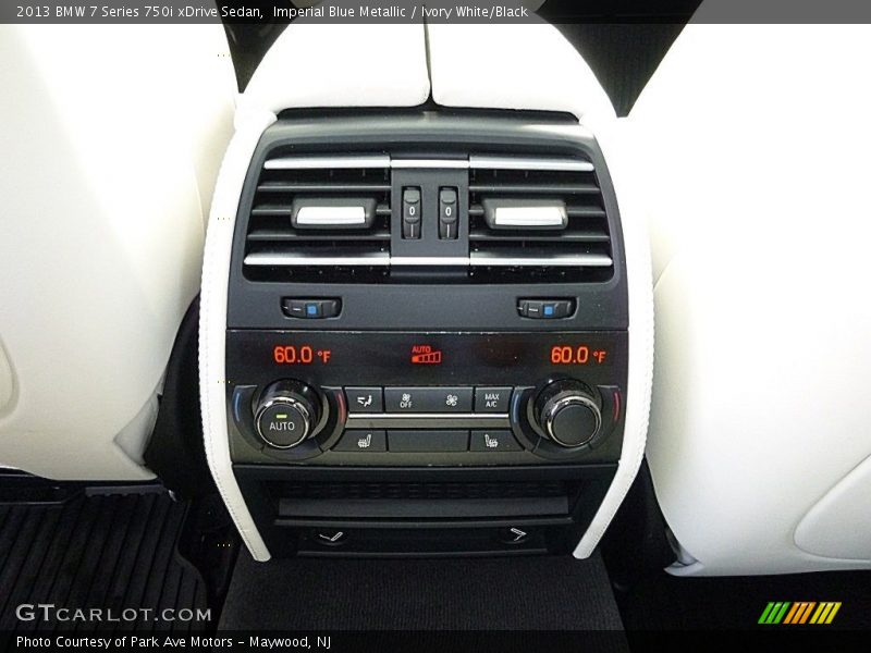Imperial Blue Metallic / Ivory White/Black 2013 BMW 7 Series 750i xDrive Sedan