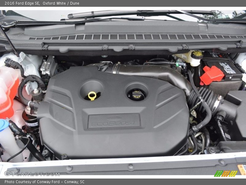 Oxford White / Dune 2016 Ford Edge SE
