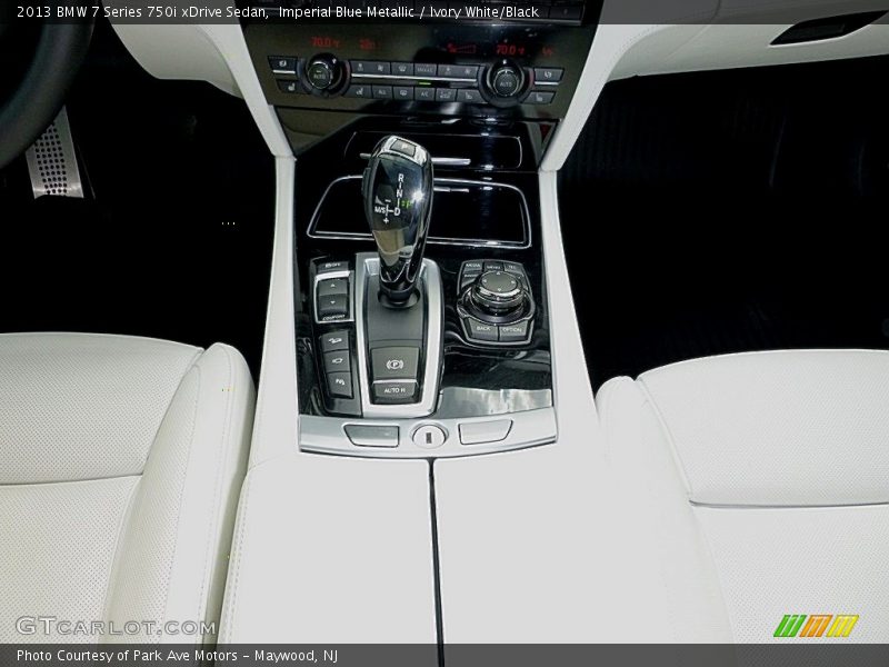 Imperial Blue Metallic / Ivory White/Black 2013 BMW 7 Series 750i xDrive Sedan