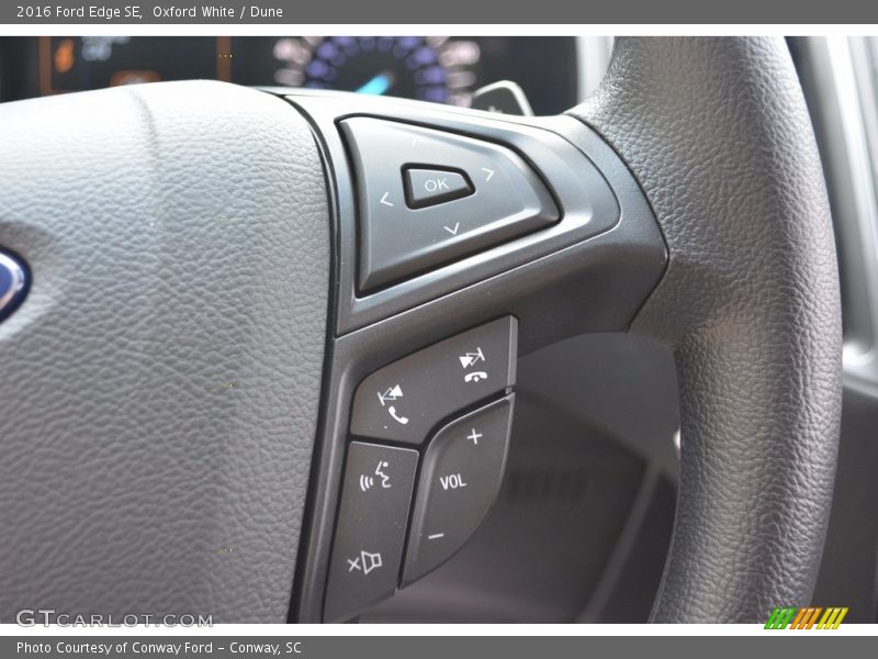 Oxford White / Dune 2016 Ford Edge SE