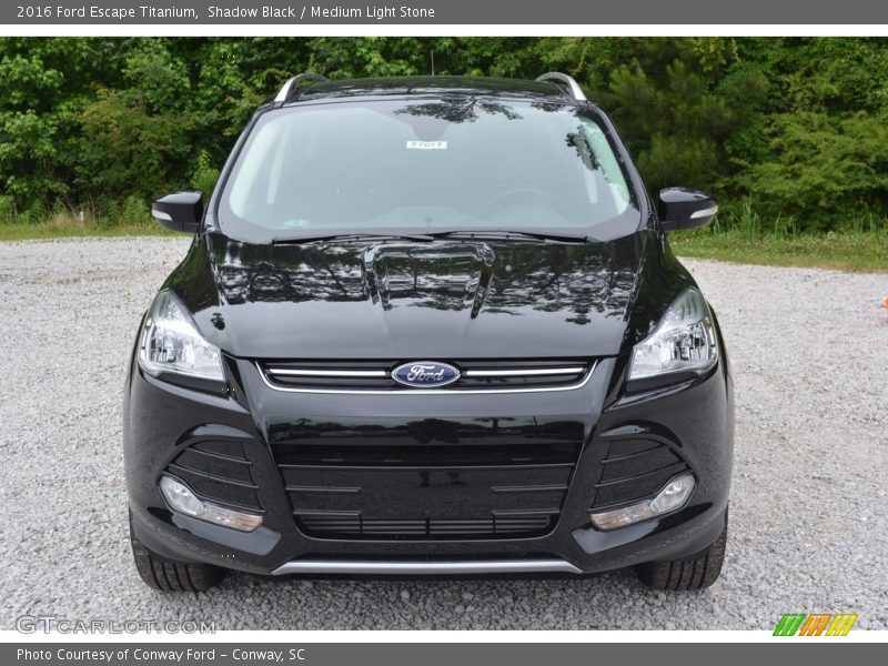 Shadow Black / Medium Light Stone 2016 Ford Escape Titanium