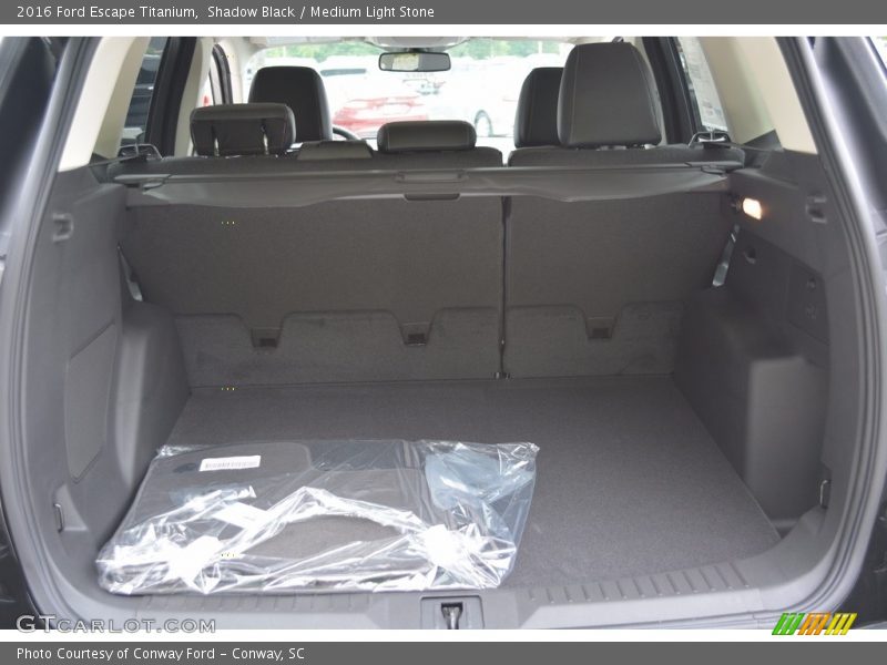 Shadow Black / Medium Light Stone 2016 Ford Escape Titanium