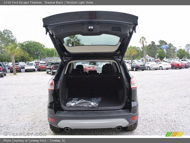 Shadow Black / Medium Light Stone 2016 Ford Escape Titanium