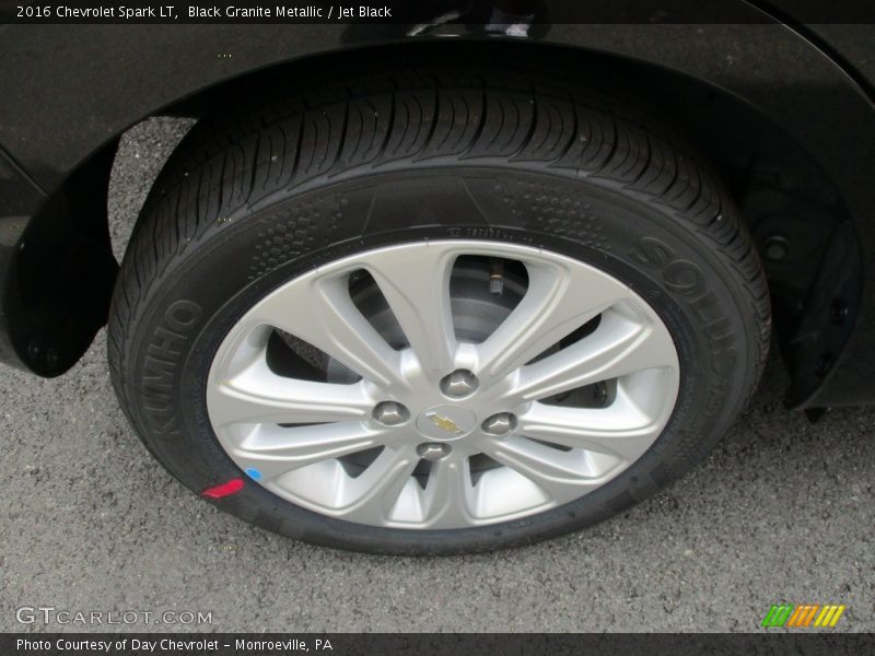 Black Granite Metallic / Jet Black 2016 Chevrolet Spark LT