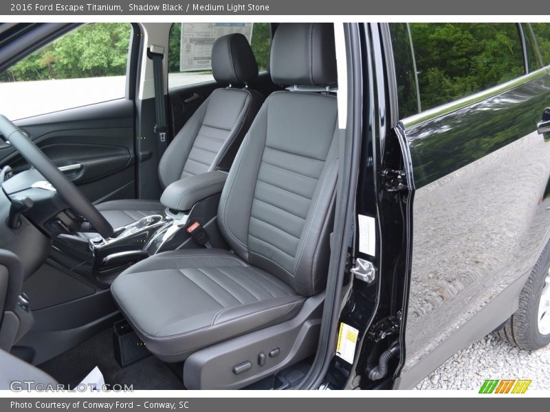 Shadow Black / Medium Light Stone 2016 Ford Escape Titanium