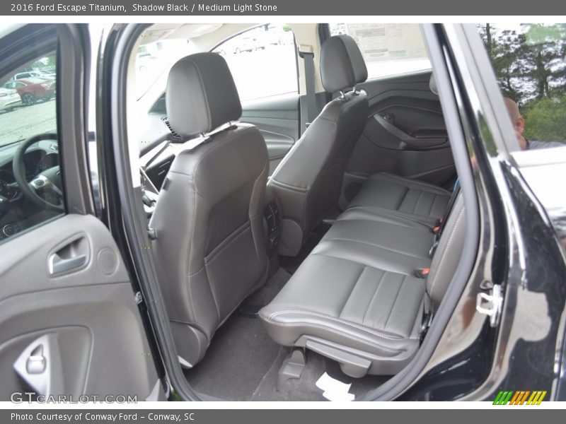 Shadow Black / Medium Light Stone 2016 Ford Escape Titanium