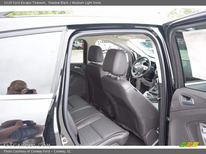 Shadow Black / Medium Light Stone 2016 Ford Escape Titanium