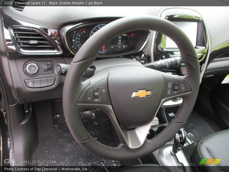 Black Granite Metallic / Jet Black 2016 Chevrolet Spark LT